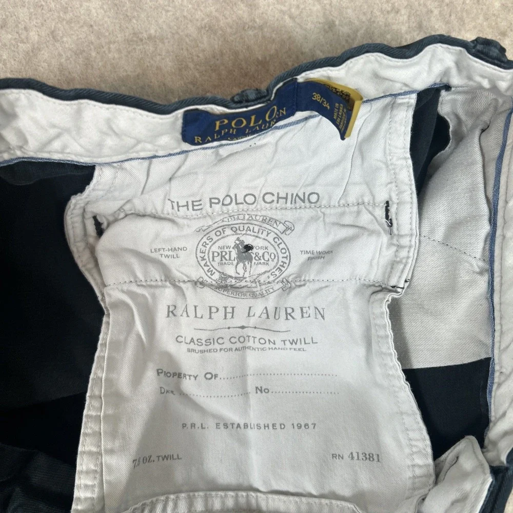 Polo Ralph Lauren Shirt Blue White Striped Men's‎ 2XB College Preppy Summer Golf